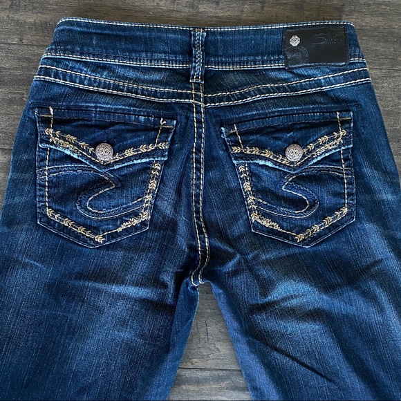 Silver Jeans Suki Mid Slim Boot Fluid Denim 29x31
